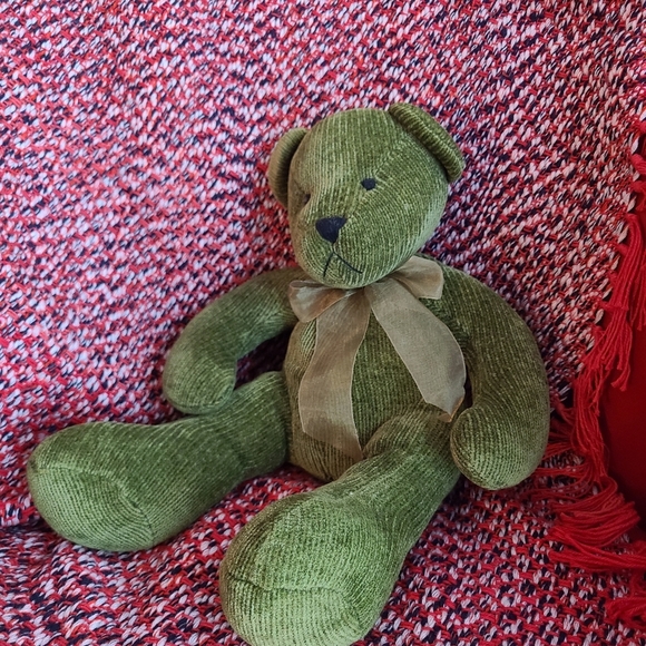 Pier 1 imports accent bear- plush - Picture 2 of 3